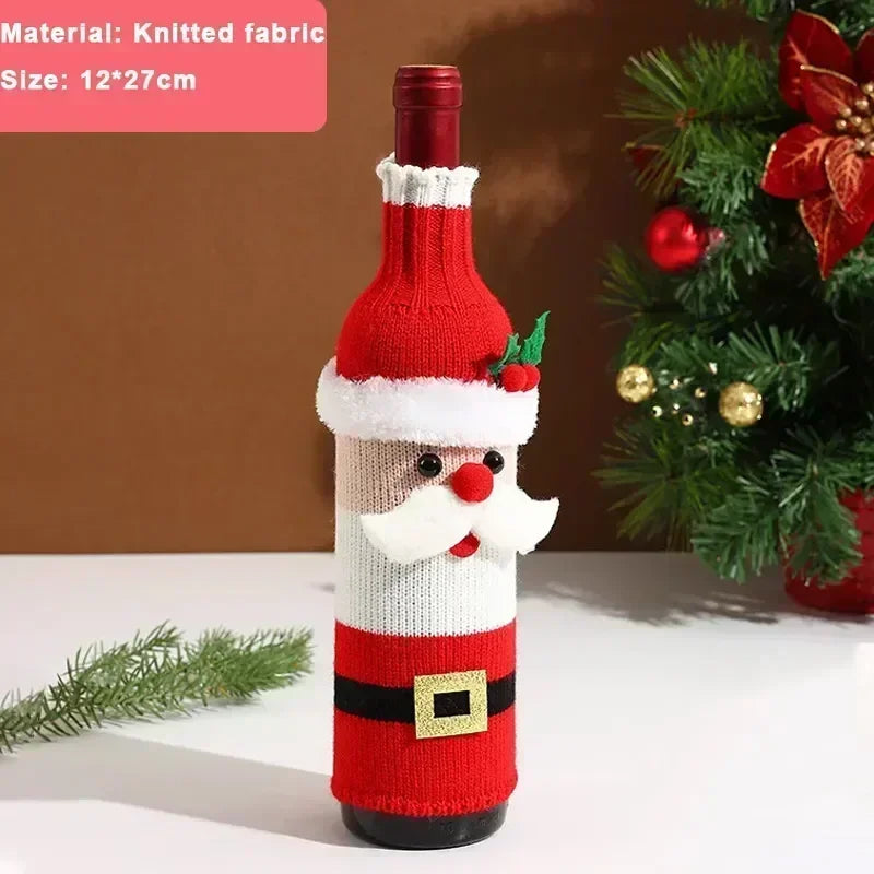 Christmas Wine Bottle Cover