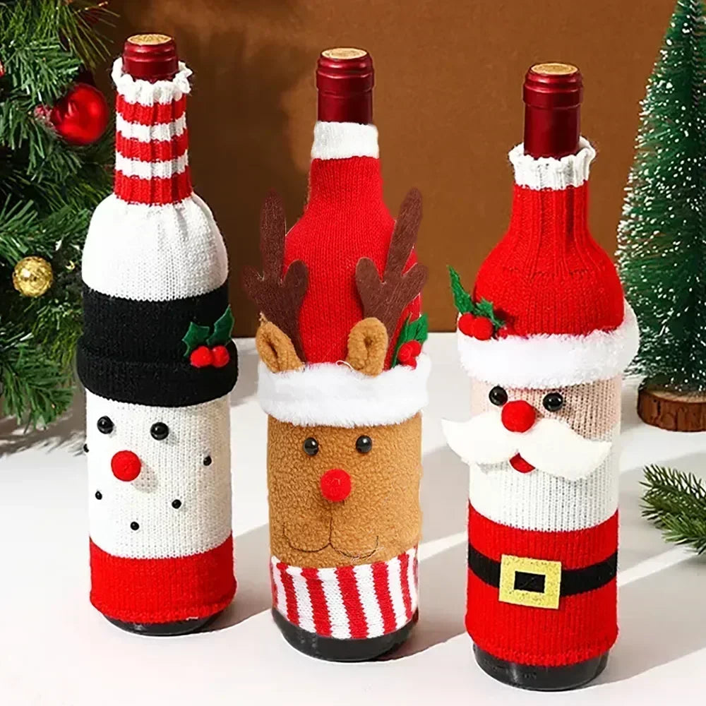 Christmas Wine Bottle Cover