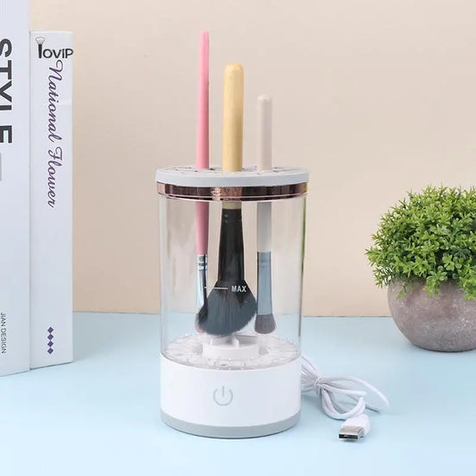 Automatic Makeup Brush Cleaner