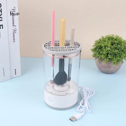 Automatic Makeup Brush Cleaner