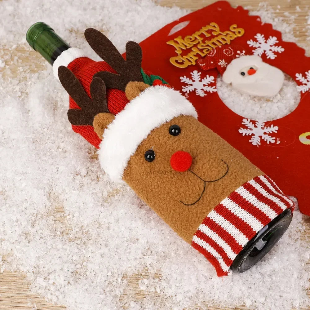 Christmas Wine Bottle Cover